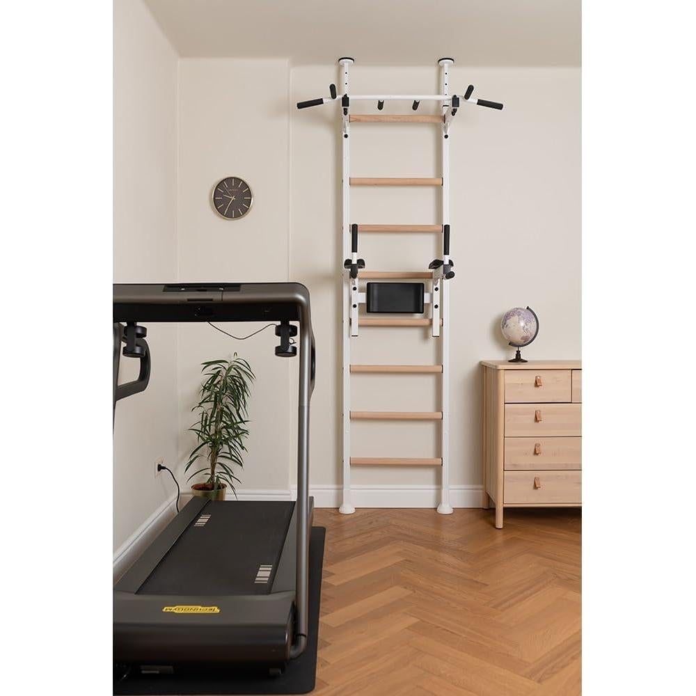 Barra de Dips y Dominadas BenchK, Montaje en Pared, Ajustable