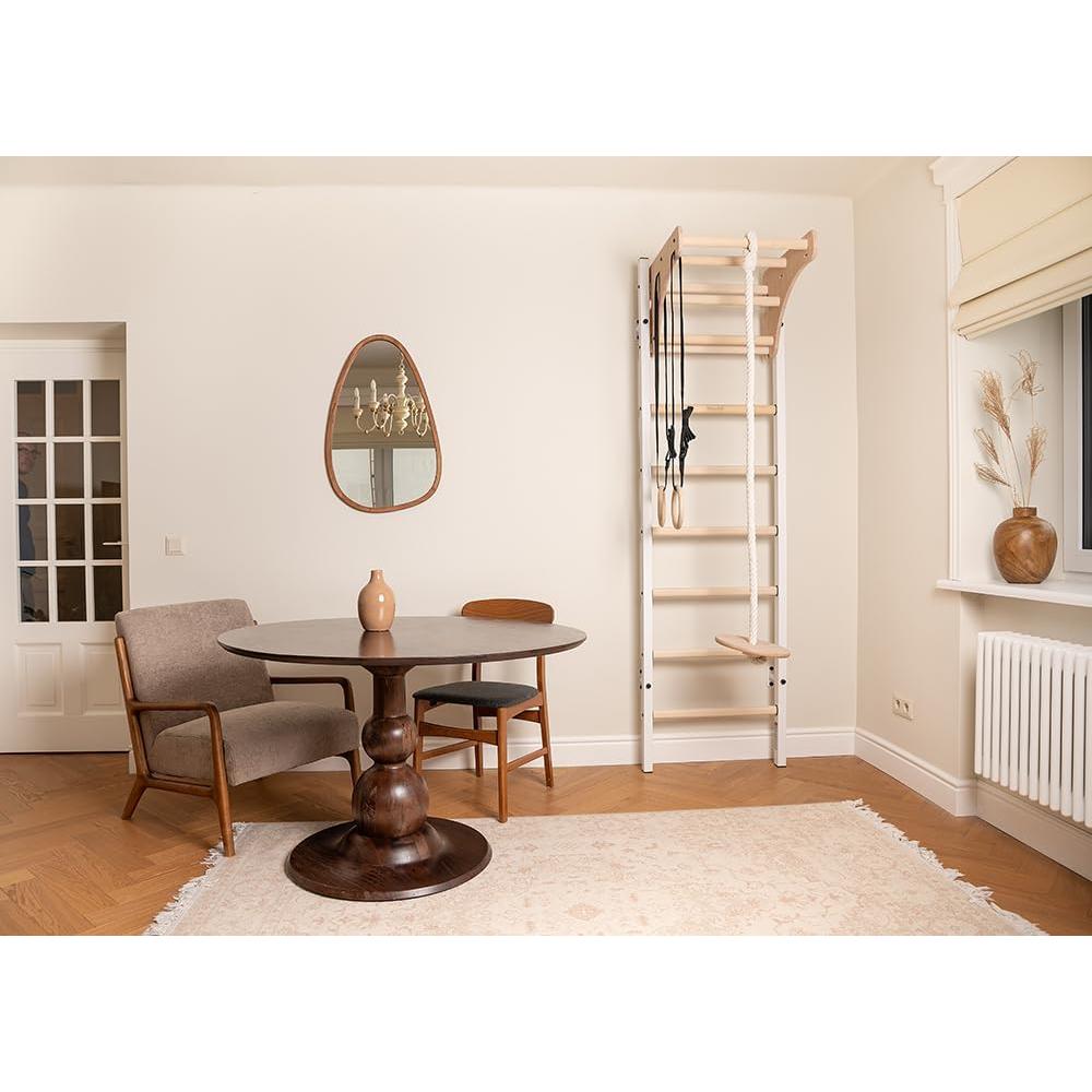 Barras de Pared BenchK 211W+A204 con 8 Peldaños de Haya