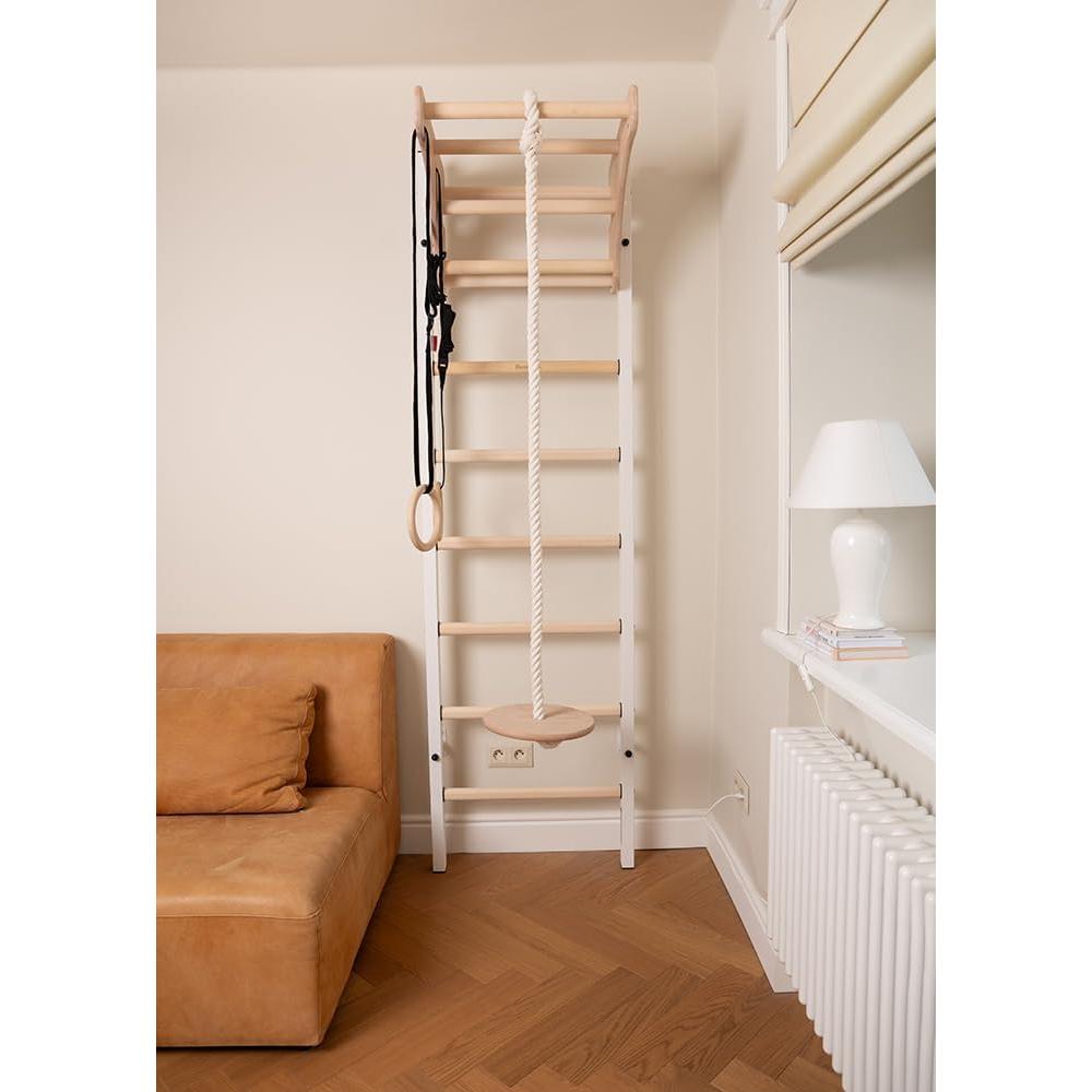 Barras de Pared BenchK 211W+A204 con 8 Peldaños de Haya