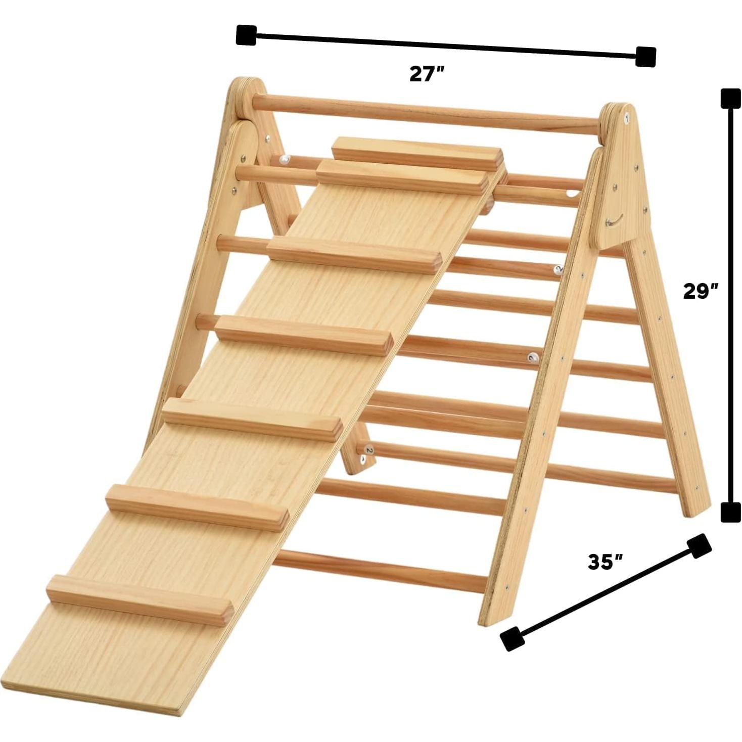 Avenlur Olive 3 en 1 Escalera Triangular Plegable para Niños