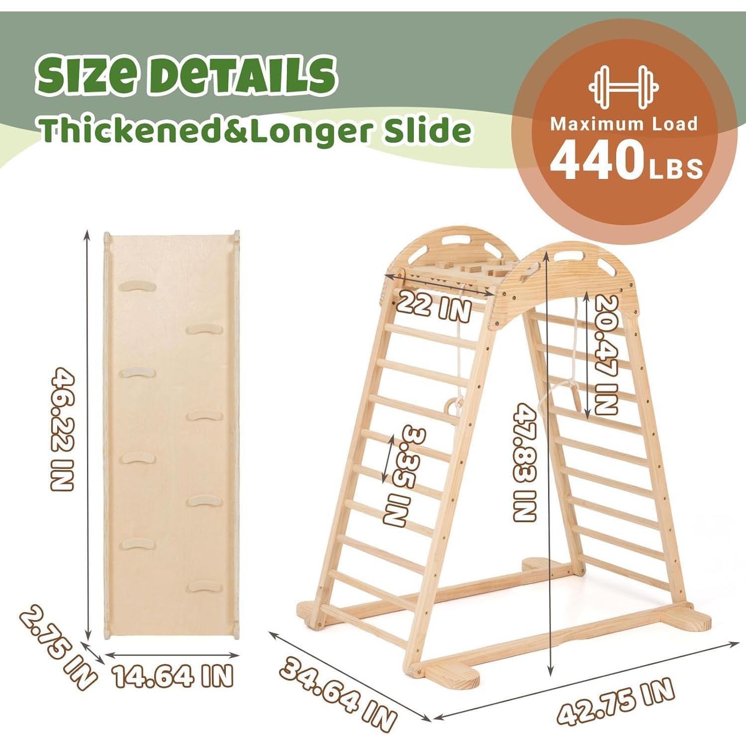 Parque Infantil Interior COSYLAND Estructura de Madera Natural