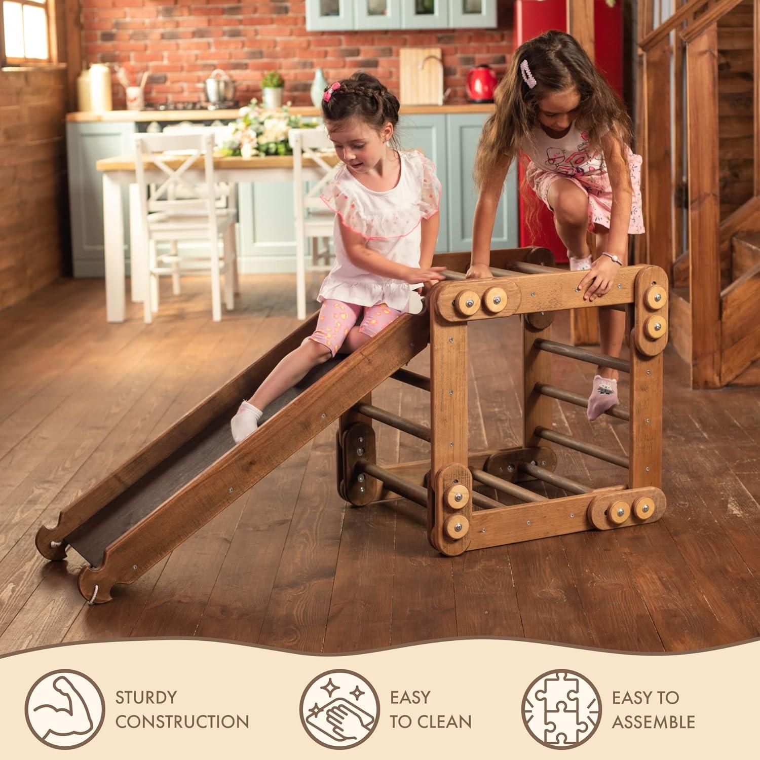 Juego de Escalera de Serpiente Plegable Goodevas 2-en-1