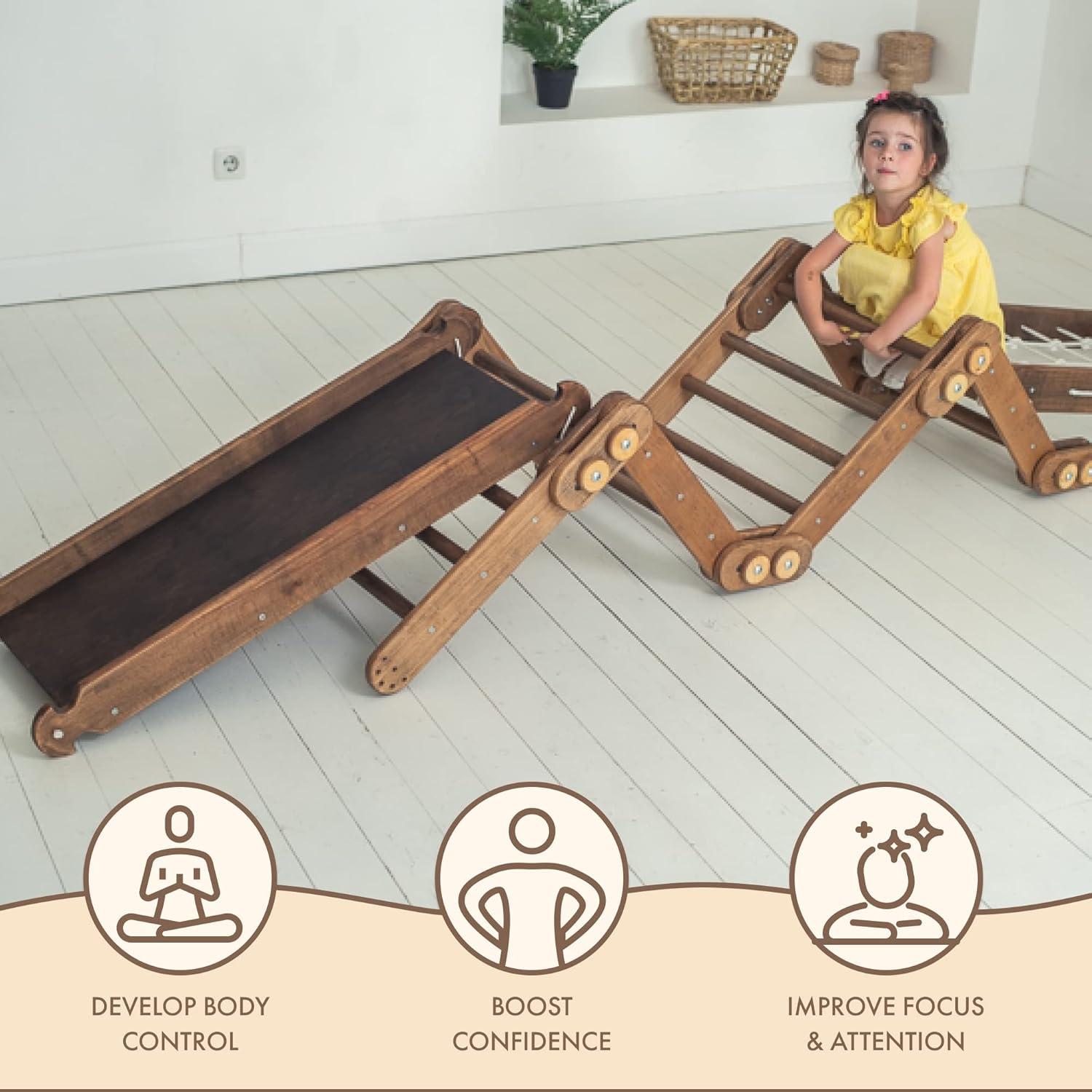 Juego de Escalera de Serpiente Plegable Goodevas 2-en-1