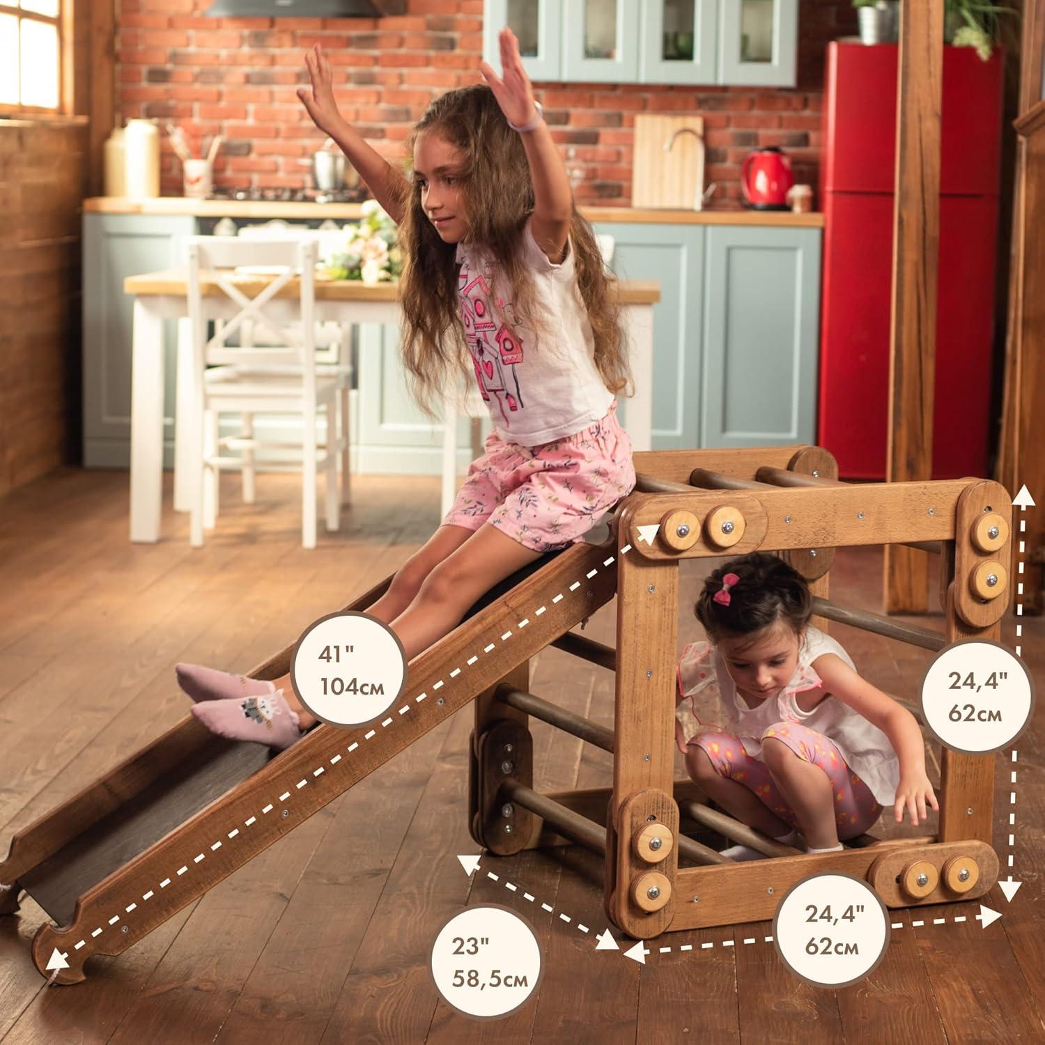 Juego de Escalera de Serpiente Plegable Goodevas 2-en-1