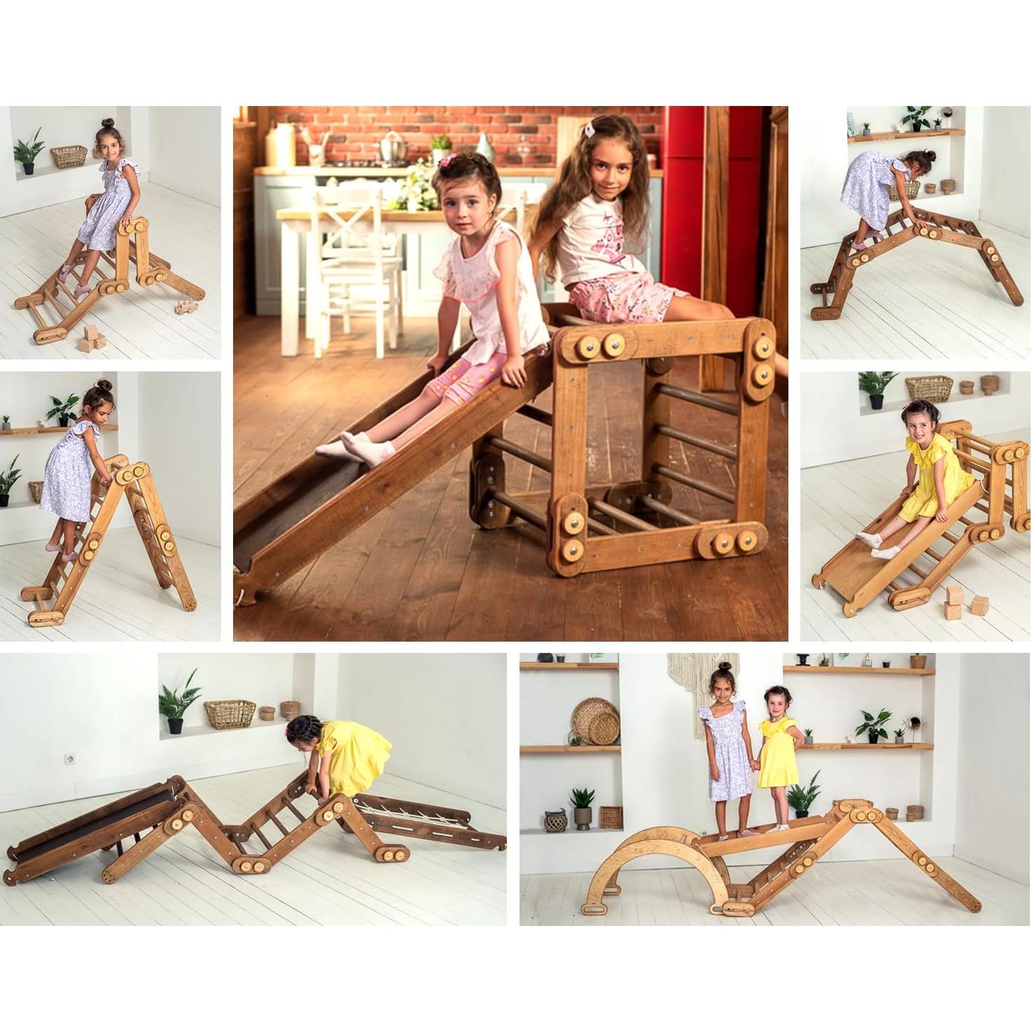 Juego de Escalera de Serpiente Plegable Goodevas 2-en-1