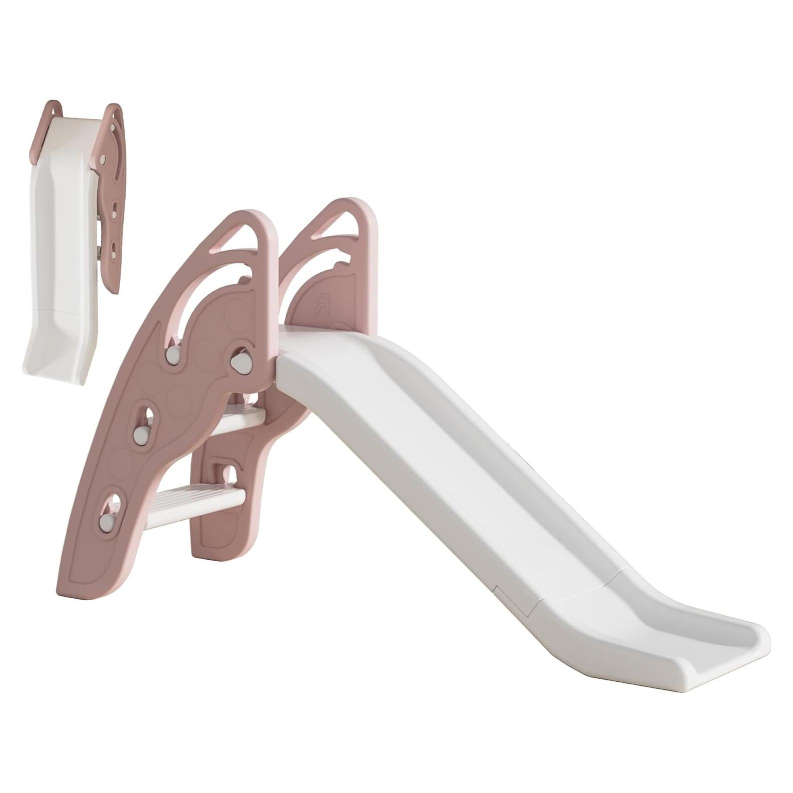 Tobogán Plegable Gupamiga Rosa para Niños 1-3 Años