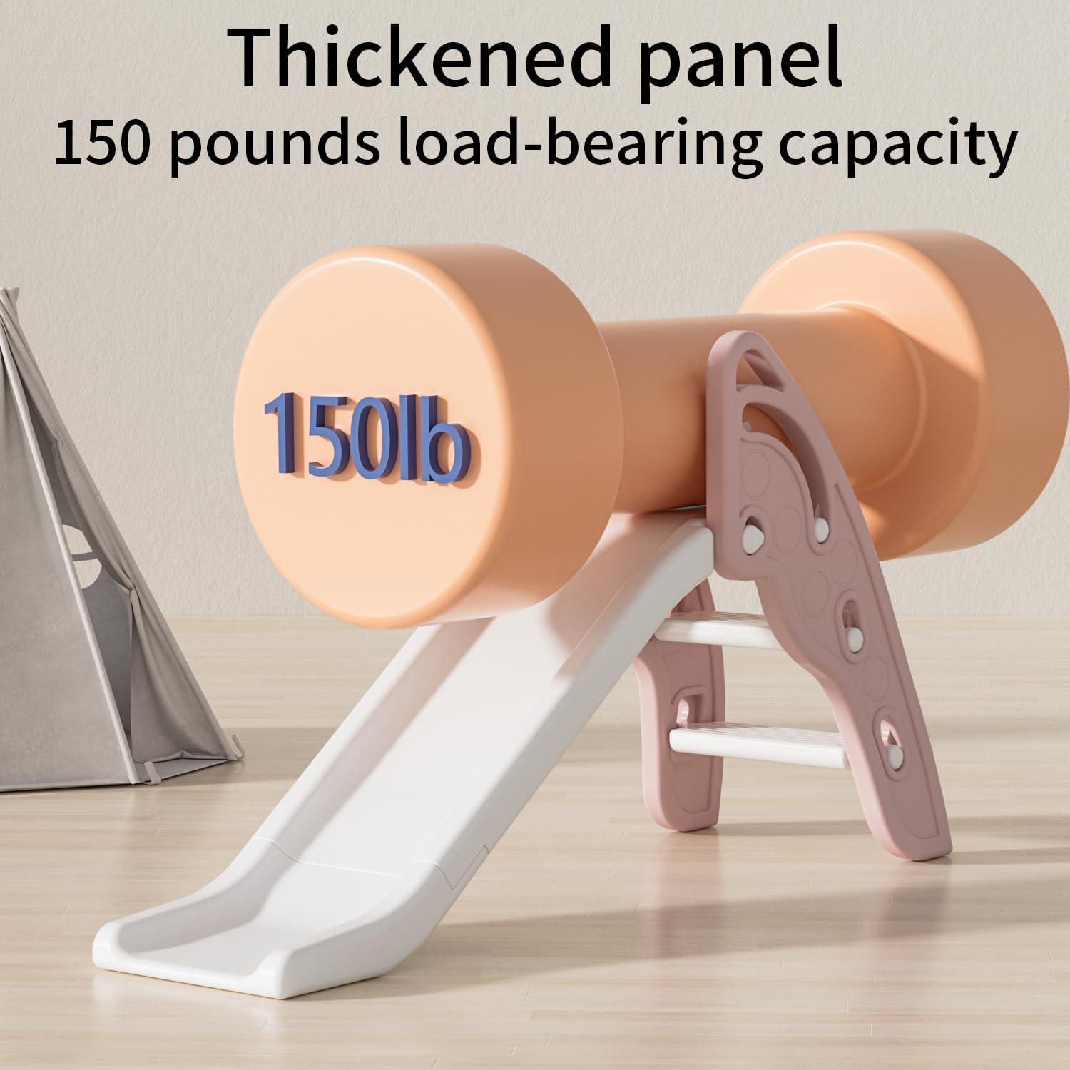 Tobogán Plegable Gupamiga Rosa para Niños 1-3 Años