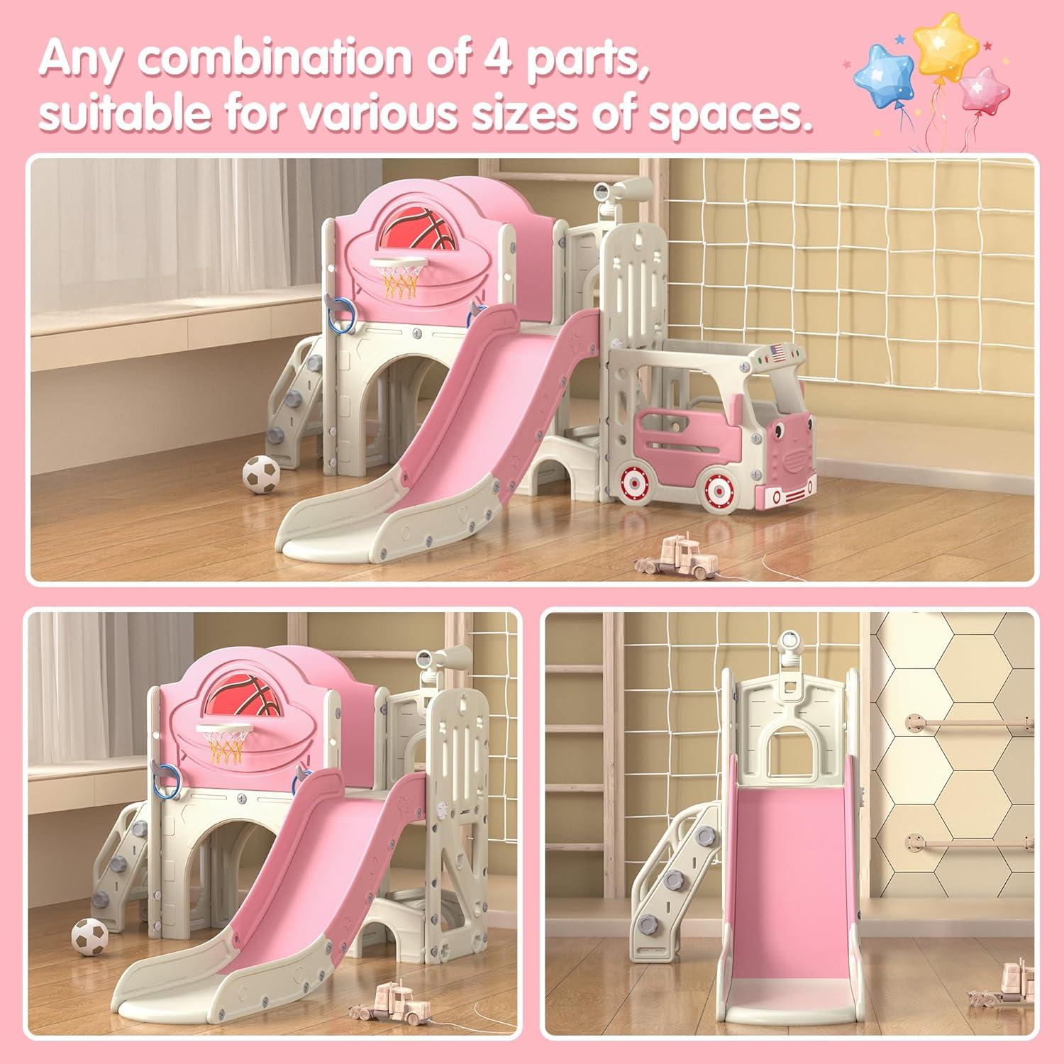 Tobogán Temático de Autobús Nyeekoy 9 en 1 para Niños