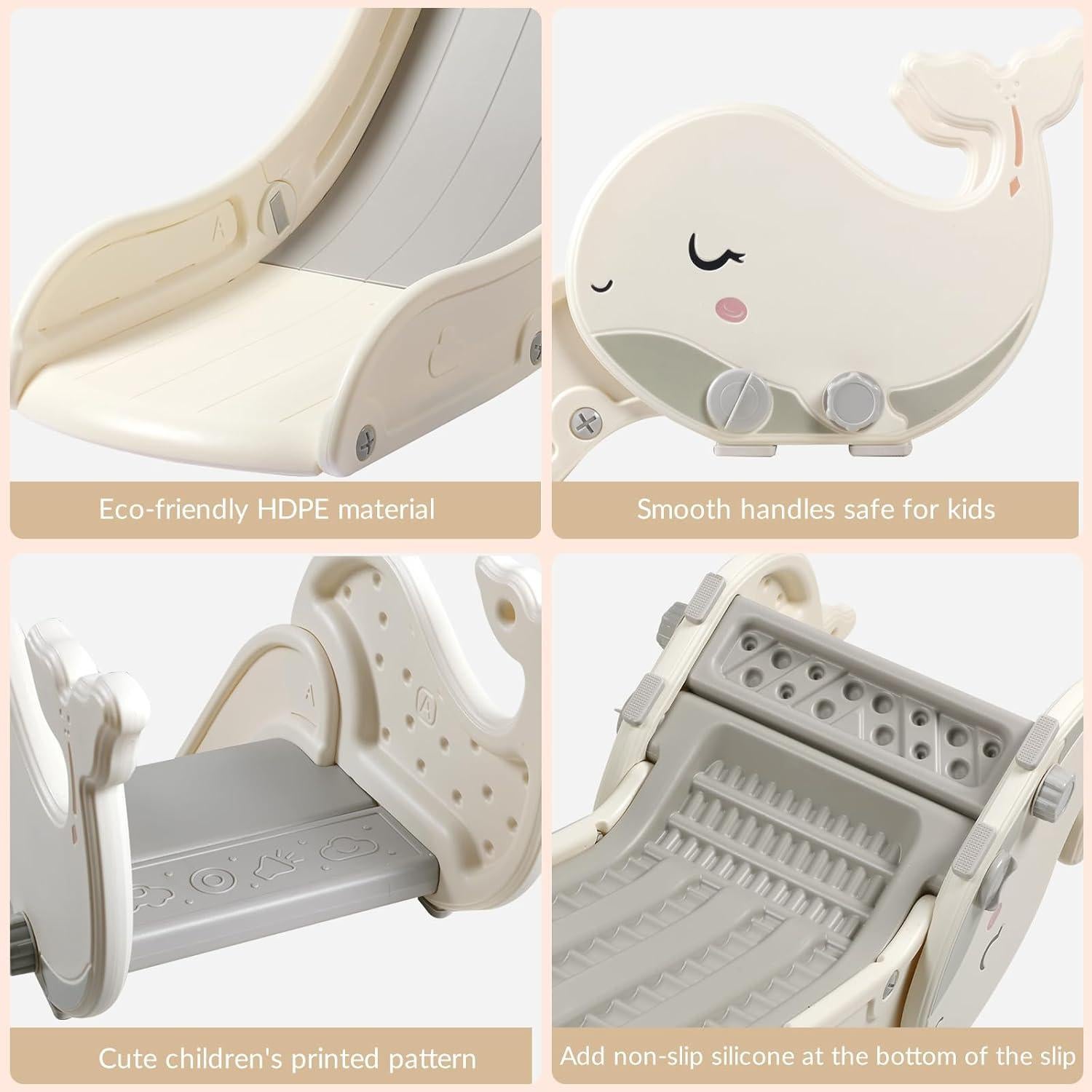 Tobogán Interior para Niños 1-3 Años BFAZKXY 4.5 kg