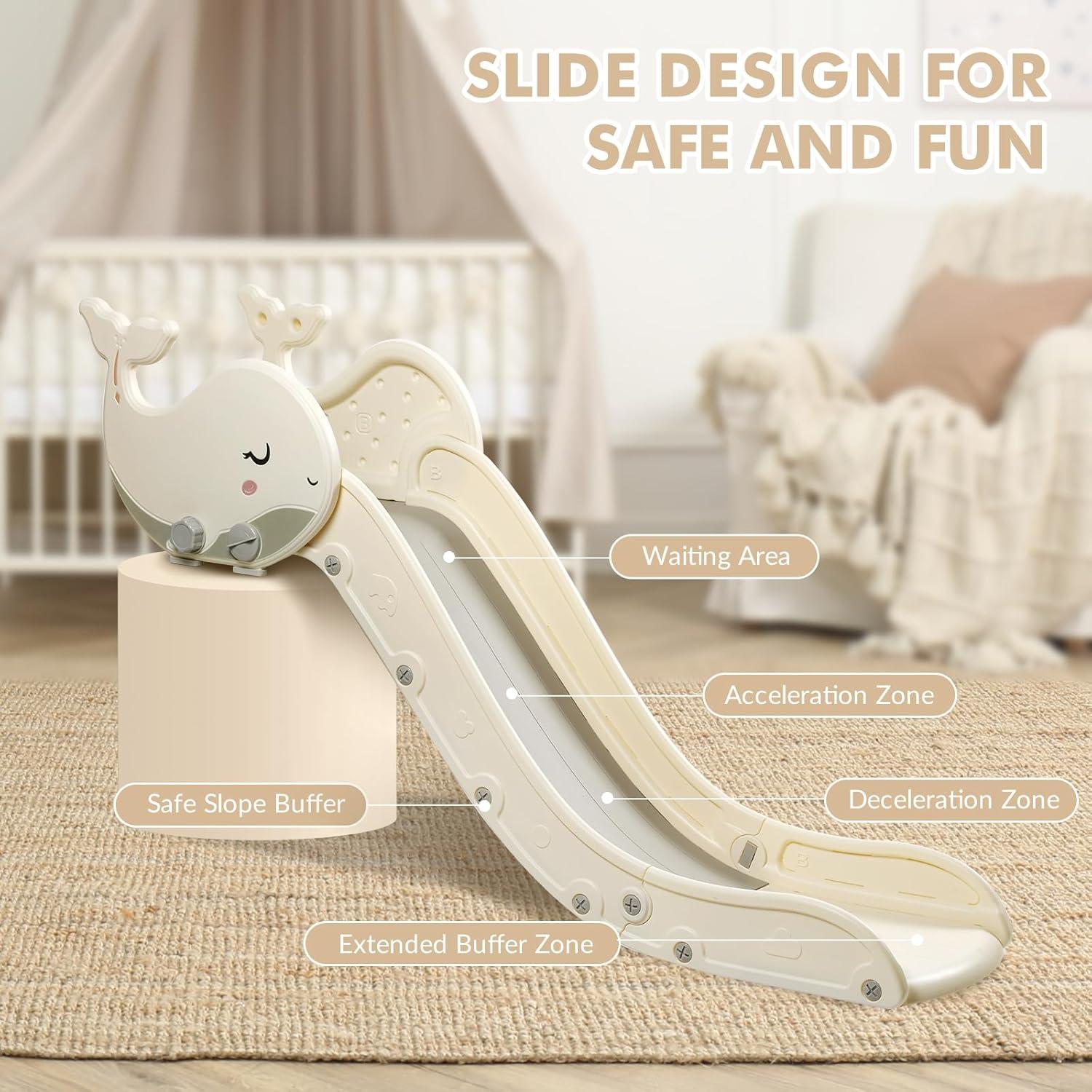 Tobogán Interior para Niños 1-3 Años BFAZKXY 4.5 kg