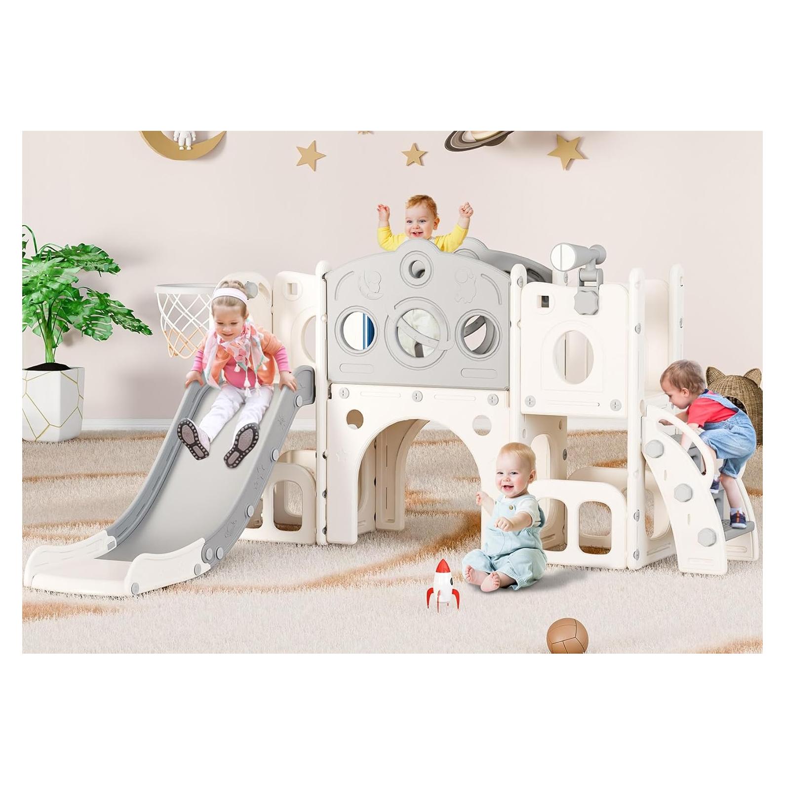 Tobogán 8 en 1 Babytronic para Niños - Interior y Exterior