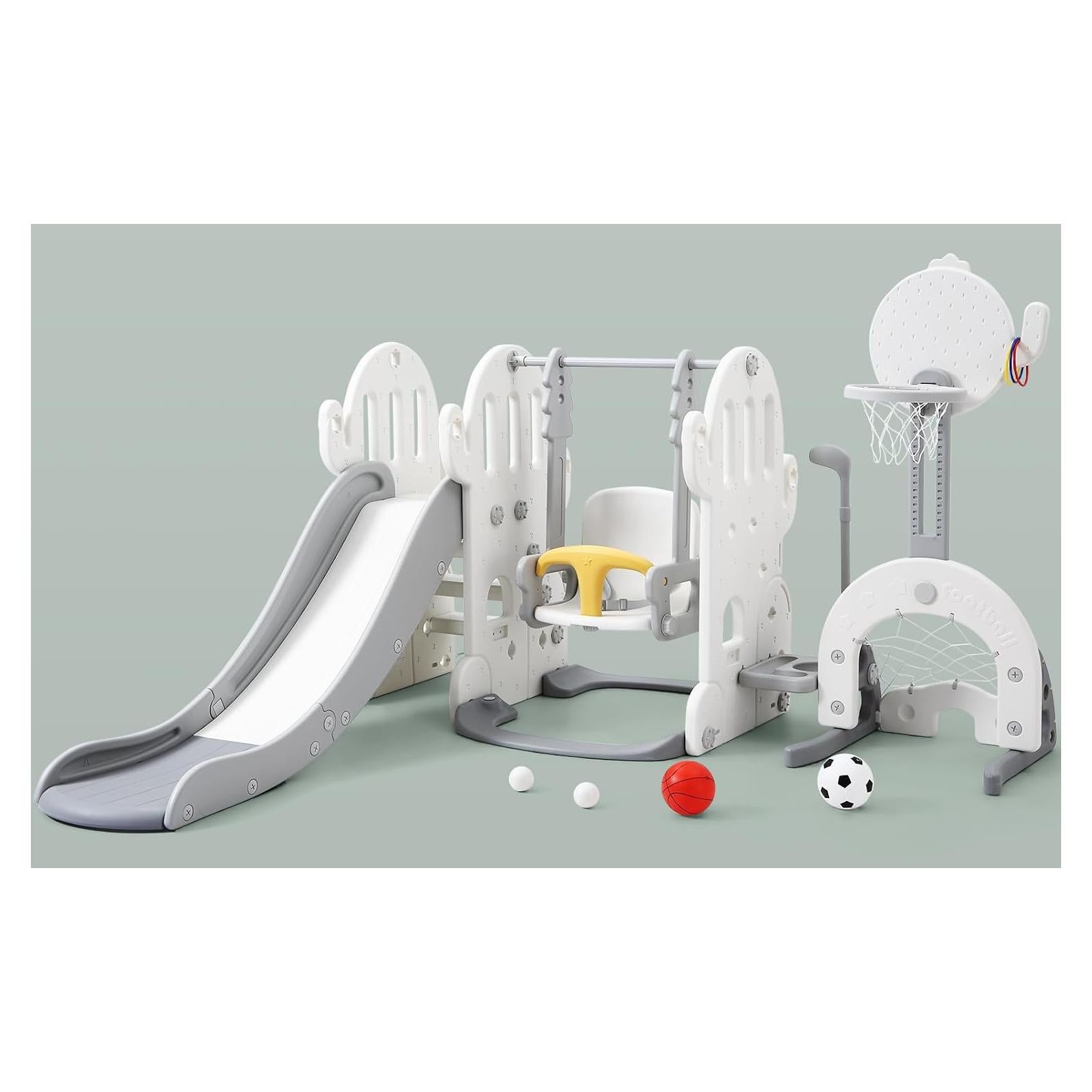 Juego de Columpio y Deslizamiento 7 en 1 GAOMON para Niños