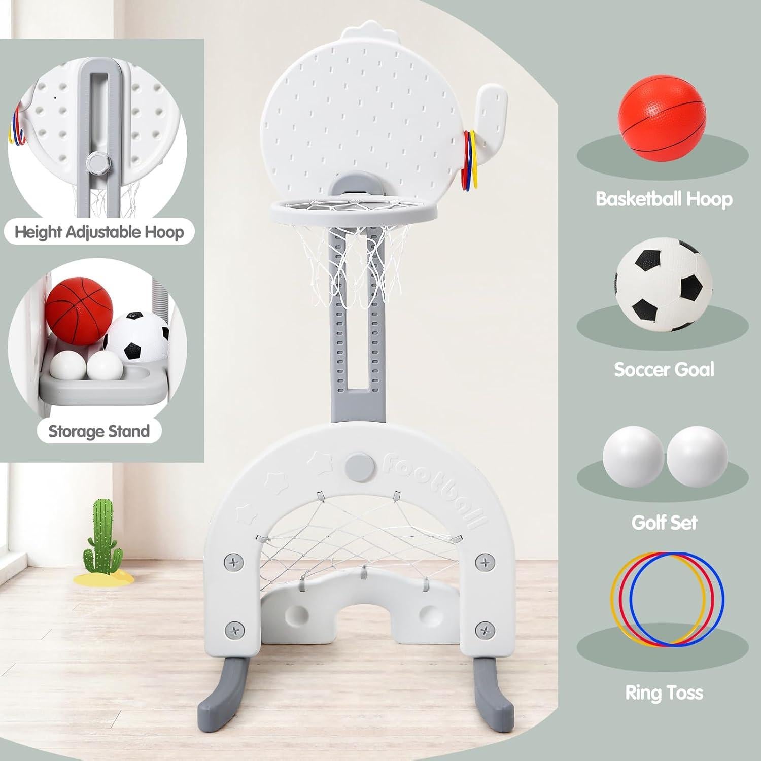 Juego de Columpio y Deslizamiento 7 en 1 GAOMON para Niños