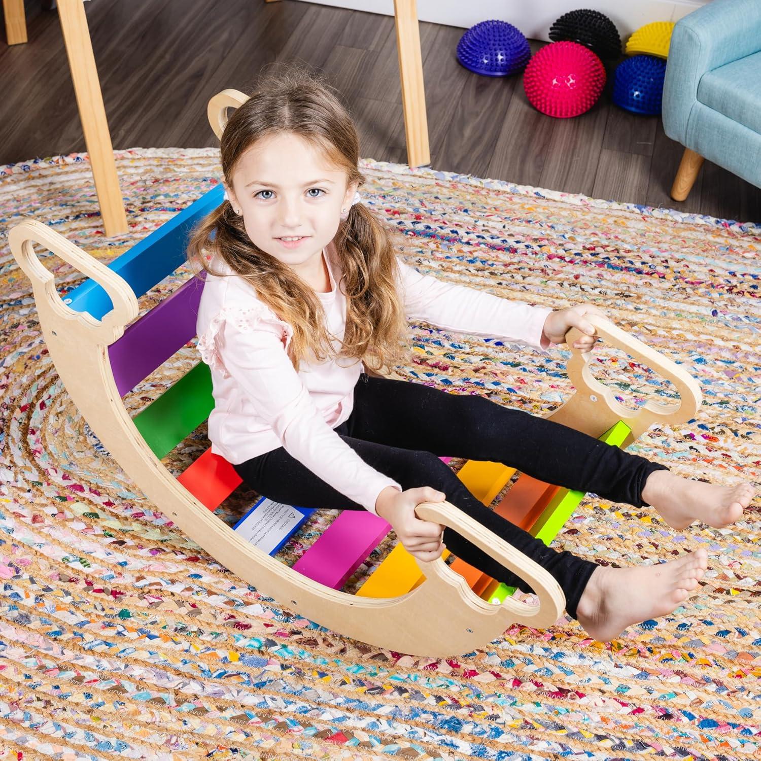 Tabla de Balanceo Grande Schooled - Juguete Seguro y No Tóxico