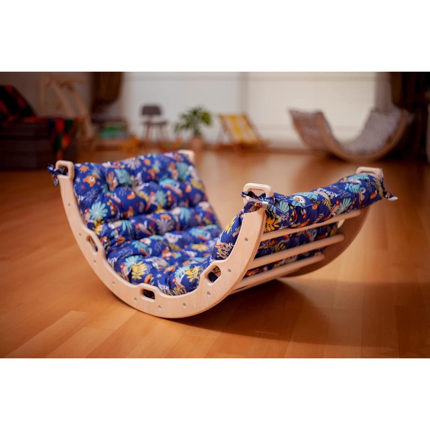 Arco de Escalada Montessori Kidodido con Almohada de Selva