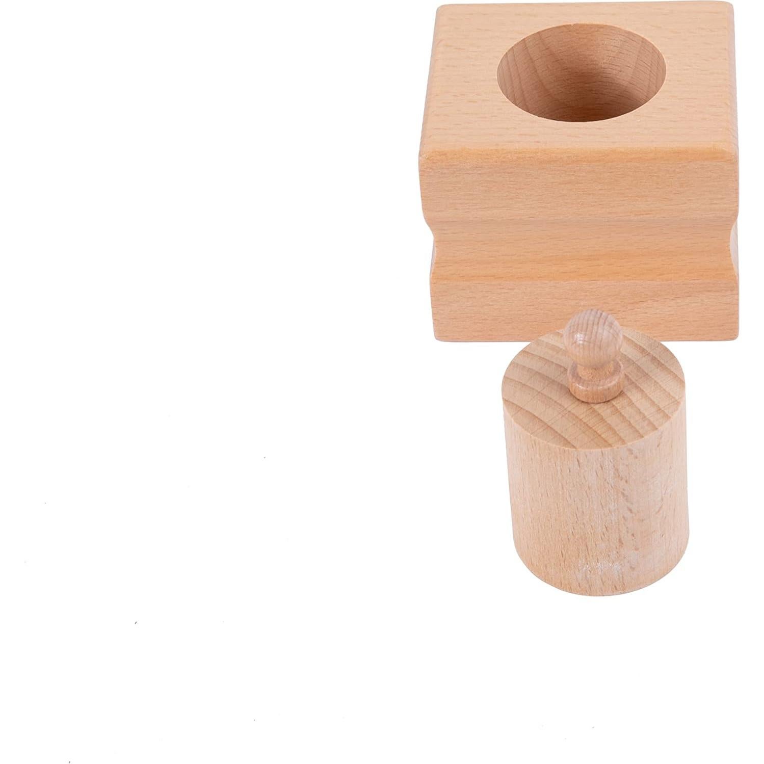 Juguetes Montessori de Madera para Bebés 6-12 Meses - Juego Sensorial