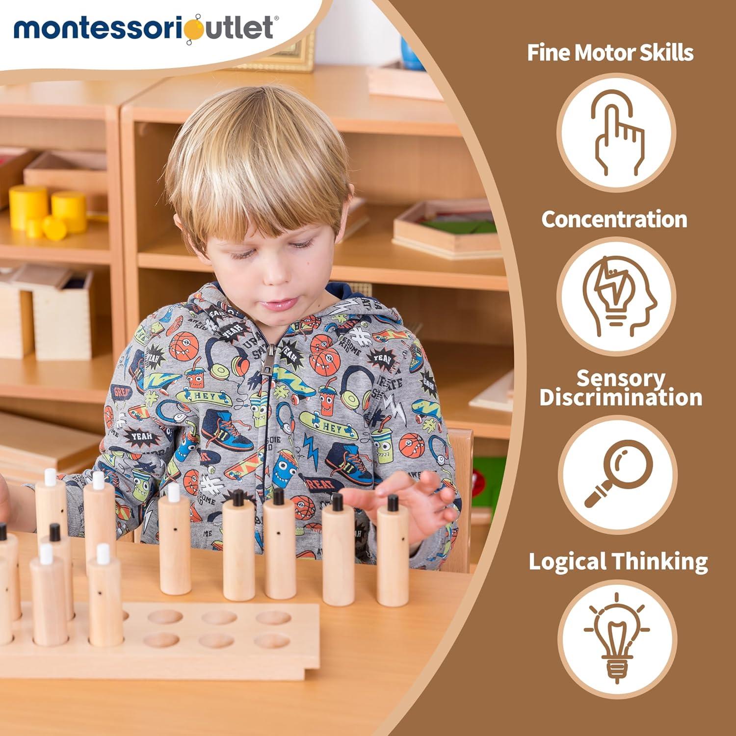Cilindros de Presión Montessori Outlet para Niños 3-6 Años