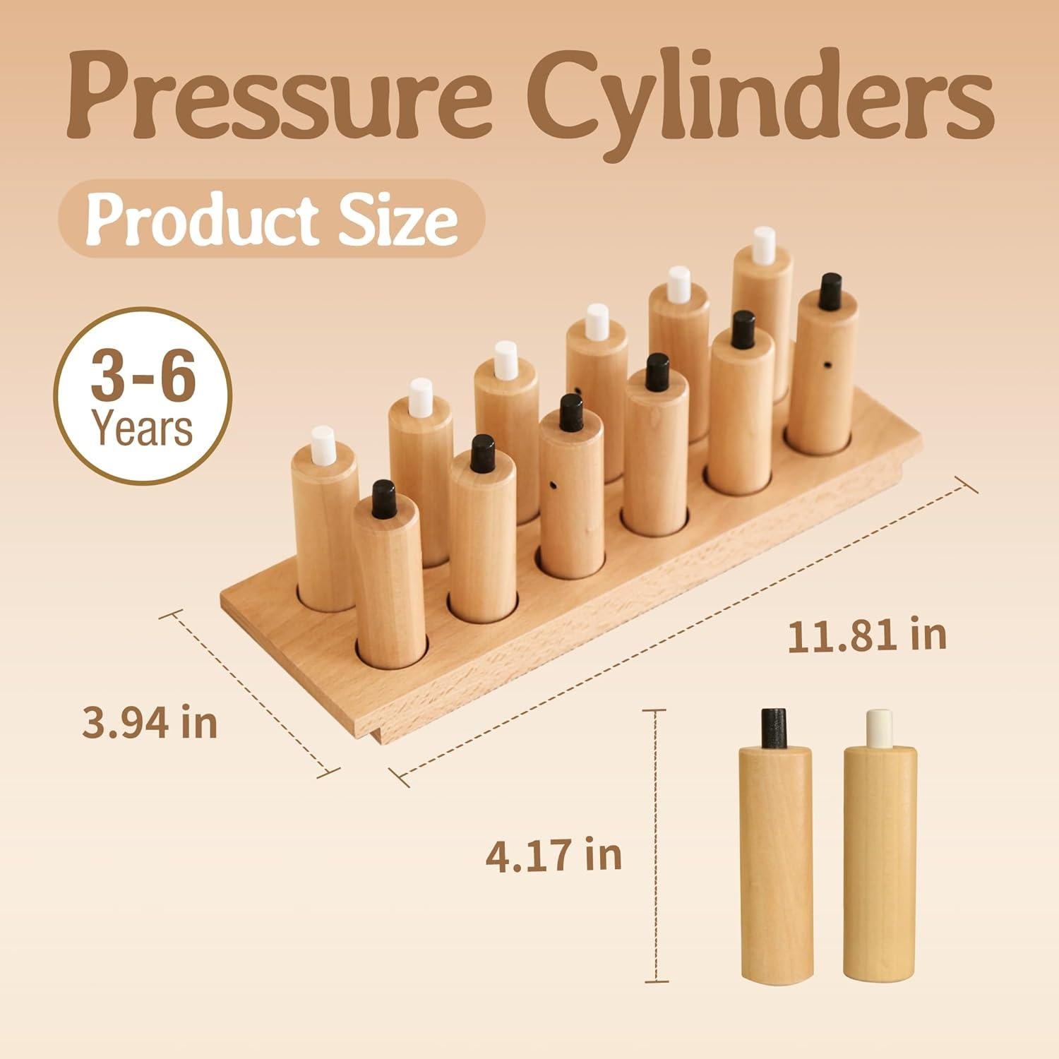 Cilindros de Presión Montessori Outlet para Niños 3-6 Años