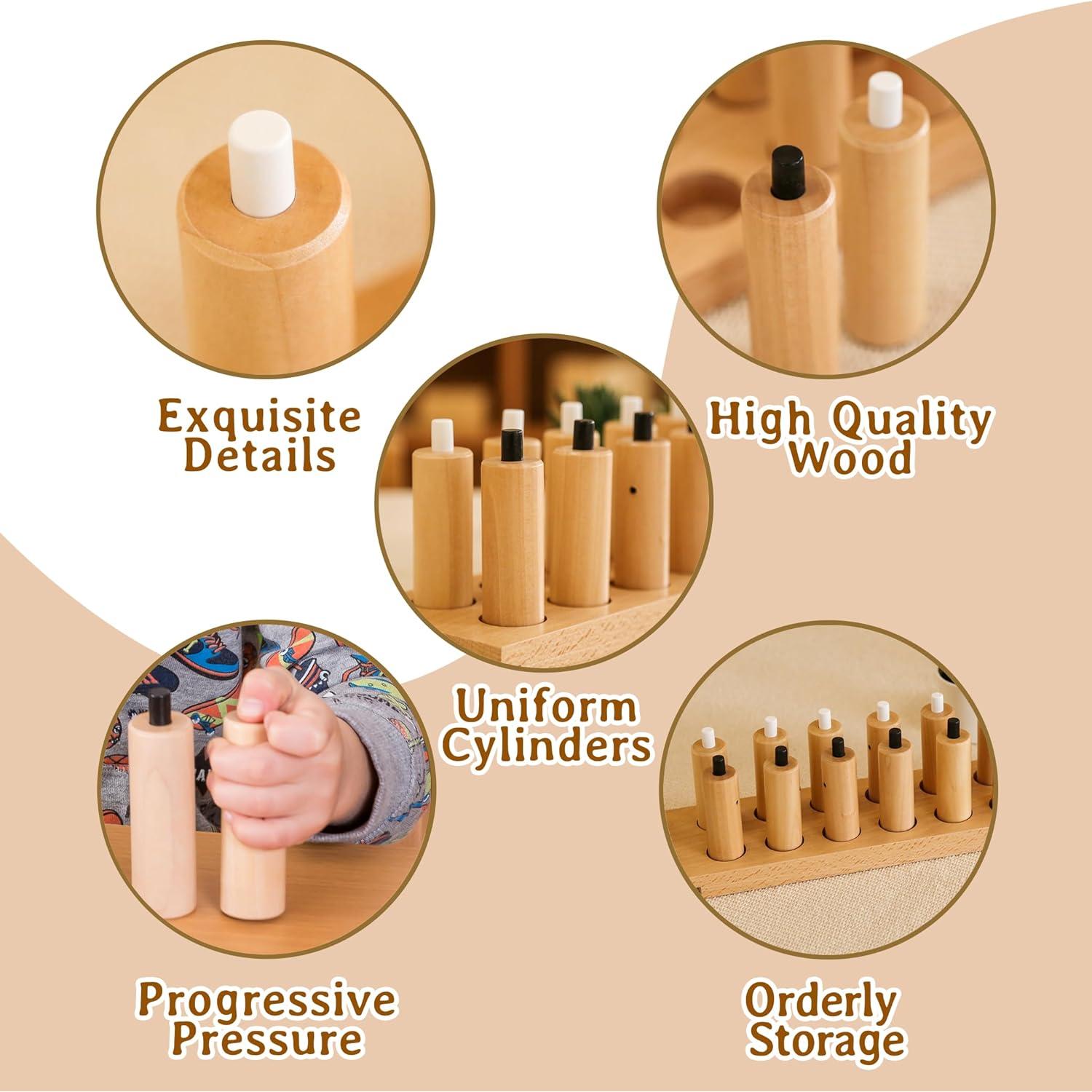 Cilindros de Presión Montessori Outlet para Niños 3-6 Años