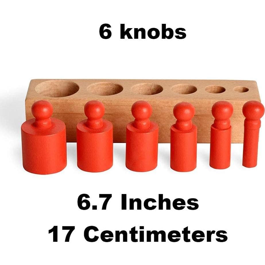 Juguete Montessori BOHS 6 Clavos y Escalera de Perlas 1-10