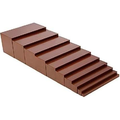 Materiales de Escalera Marrón Adena Montessori 7x7x14cm