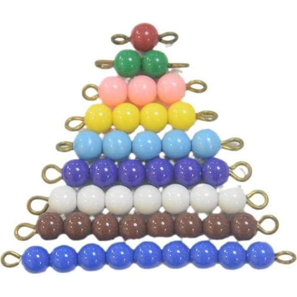 Juegos de Escaleras de Perlas Montessori 5 Piezas para Aprendizaje