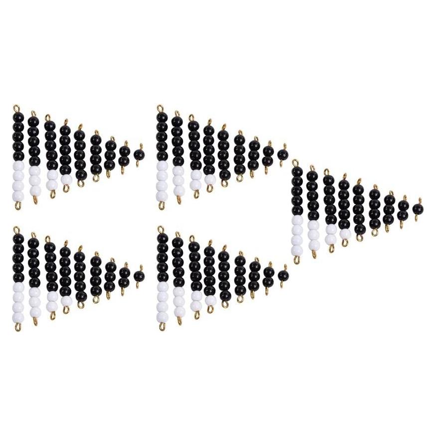 Materiales Montessori Leader Joy - Escaleras de Perlas 5 Pares