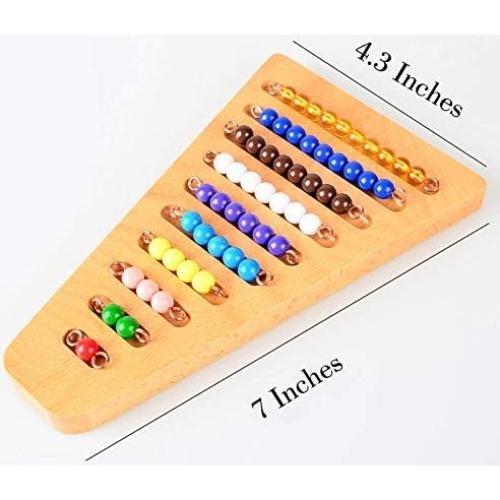 Conjunto de Escalera de Cuentas Cortas BOHS Montessori - Juguetes Educativos