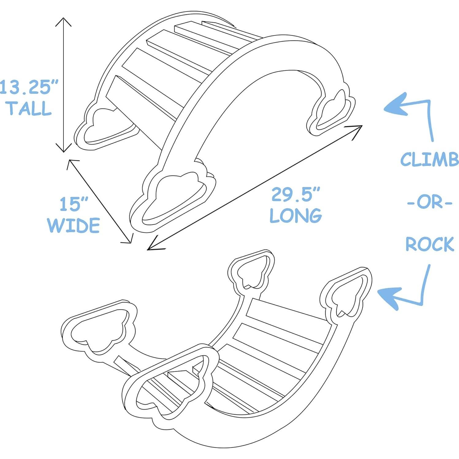Arco de Escalada de Madera JumpOff Jo - Juguete Montessori 75 cm
