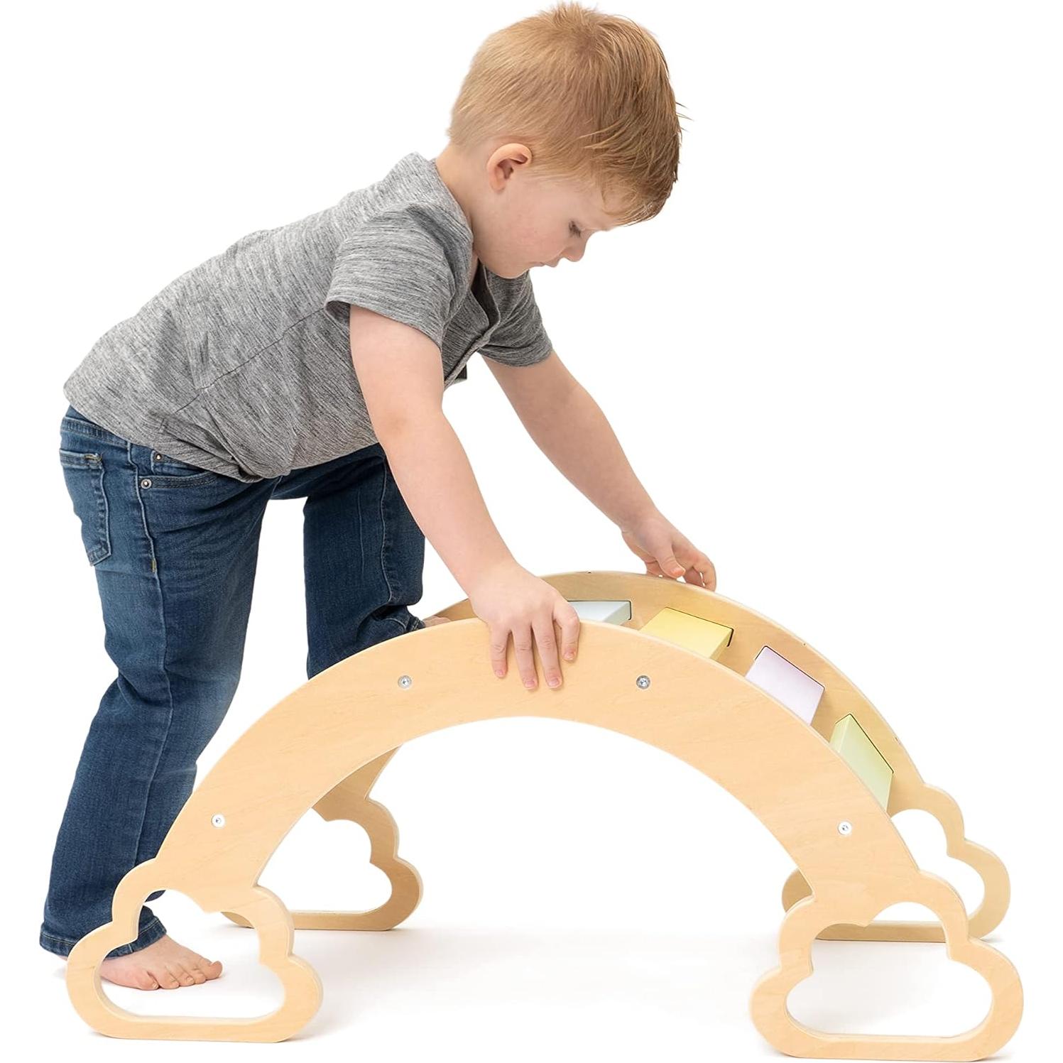 Arco de Escalada de Madera JumpOff Jo - Juguete Montessori 75 cm