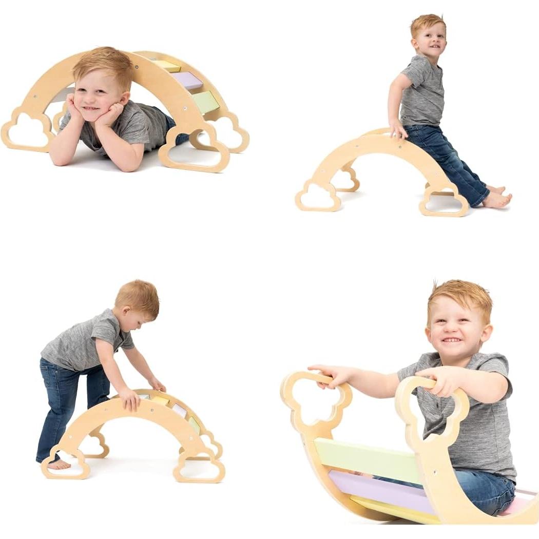 Arco de Escalada de Madera JumpOff Jo - Juguete Montessori 75 cm
