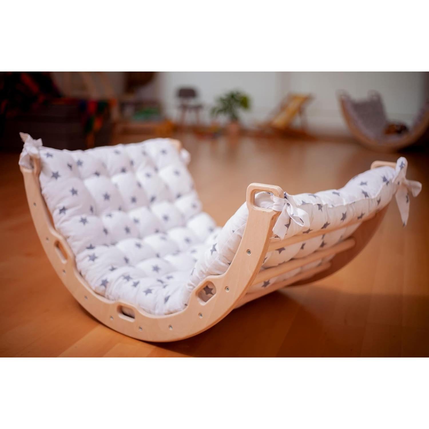 Arco de Escalada de Madera Montessori Kidodido con 2 Rampas