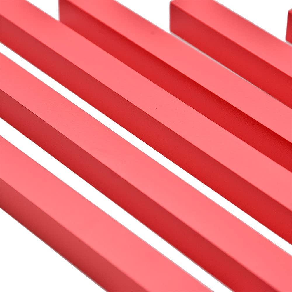 Varas Rojas Largas Montessori Kghios - Juguetes Educativos 5-50cm