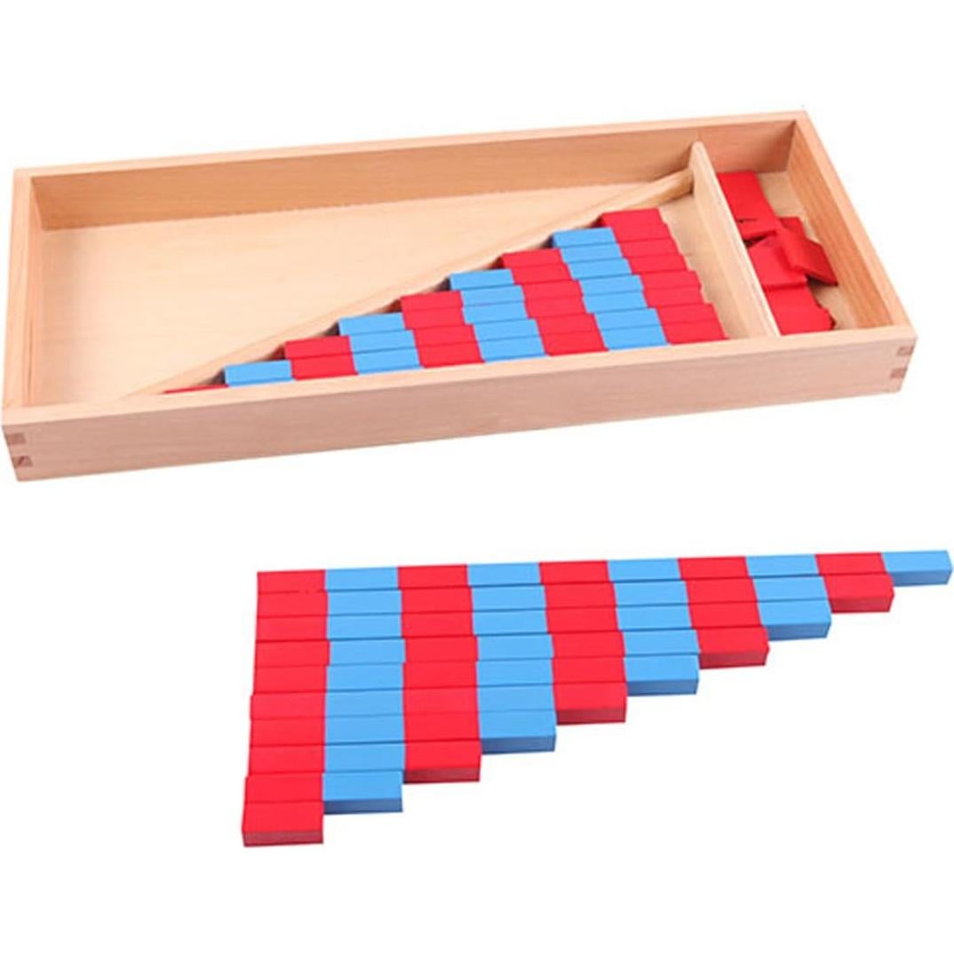 Material Montessori YHZAN - Varillas Numéricas con Azulejos