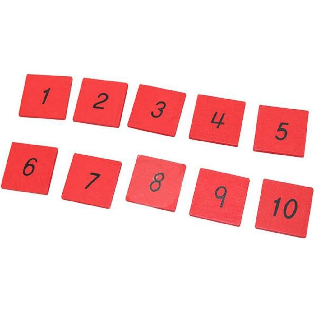 Material Montessori YHZAN - Varillas Numéricas con Azulejos