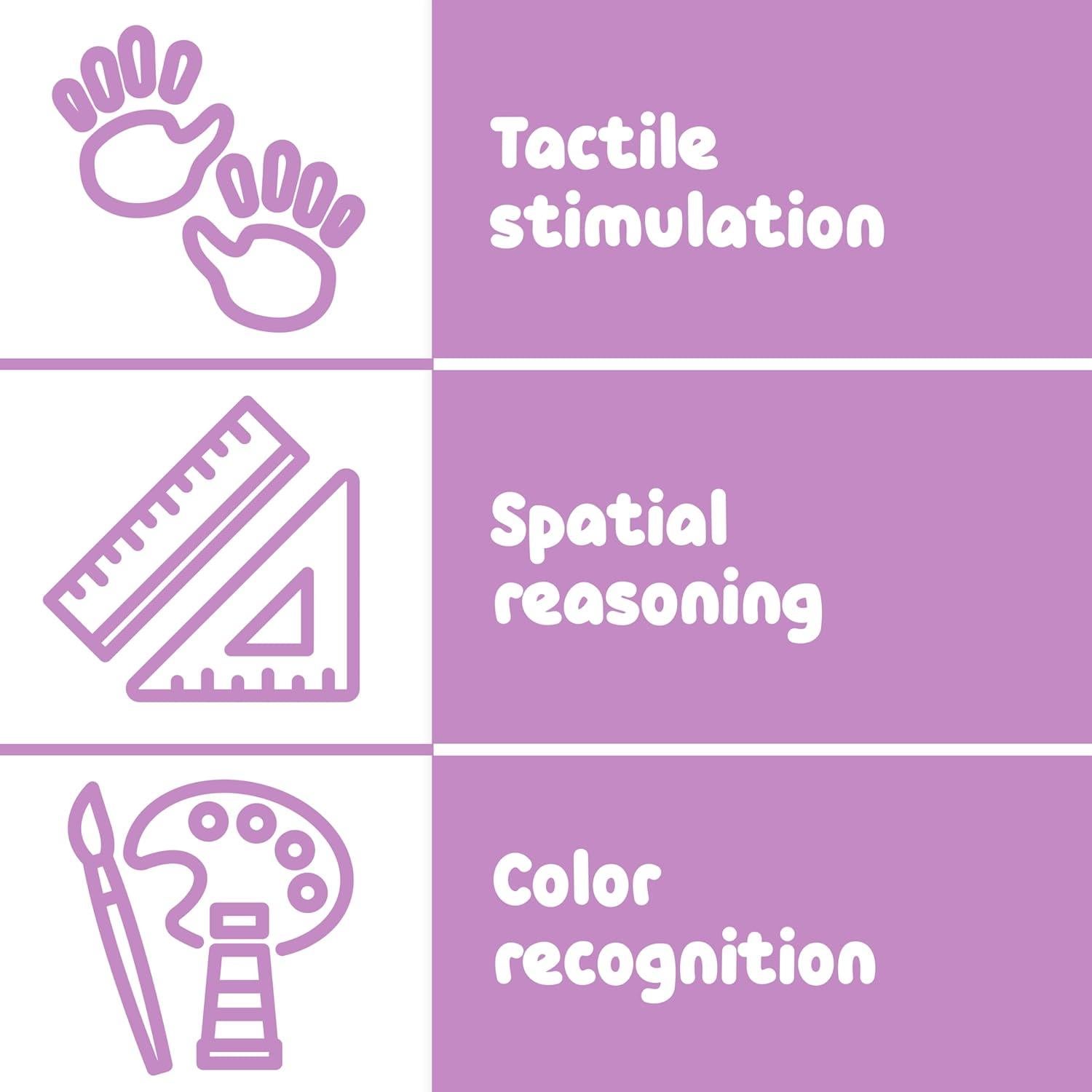 Tablero de Engranajes de Madera Learning Advantage 6 Piezas