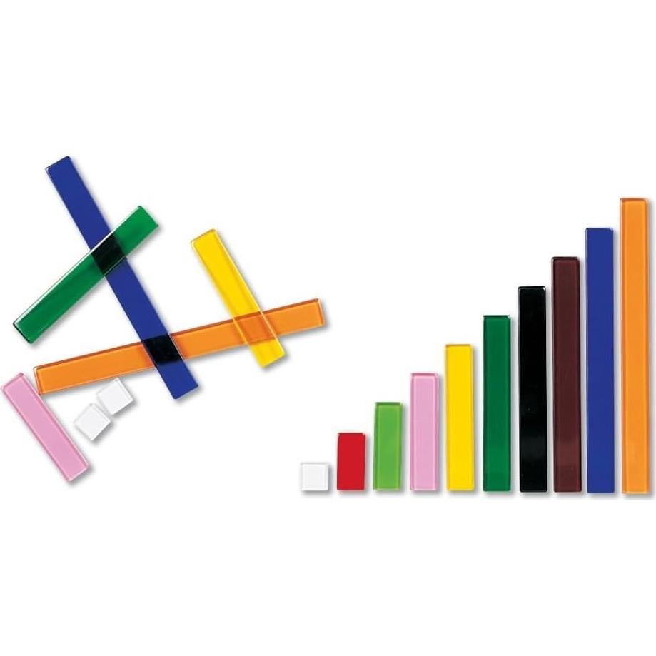 Kit de Barras Cuisenaire de Plástico Hand2Mind para Aula