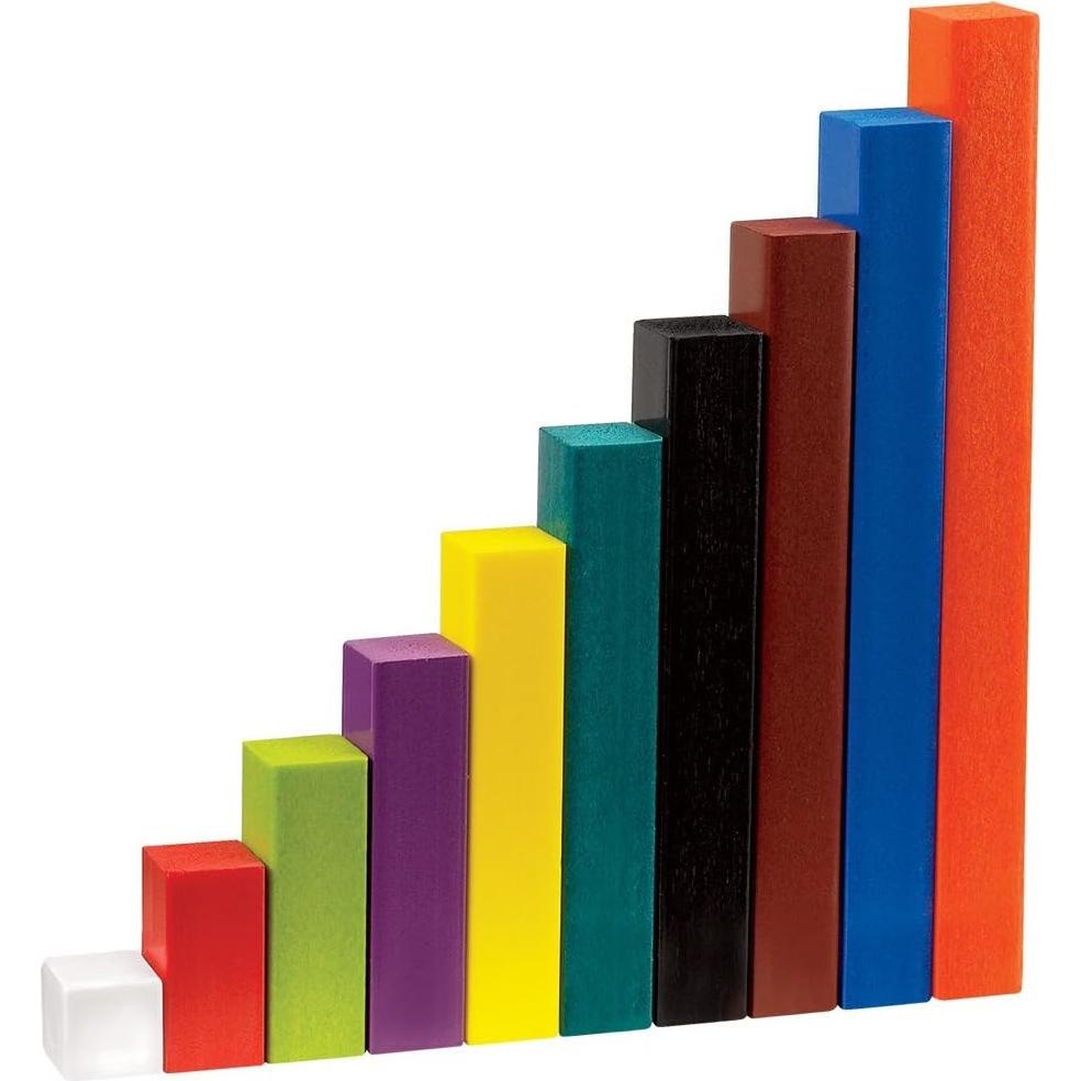 Kit de Barras Cuisenaire de Plástico Hand2Mind para Aula