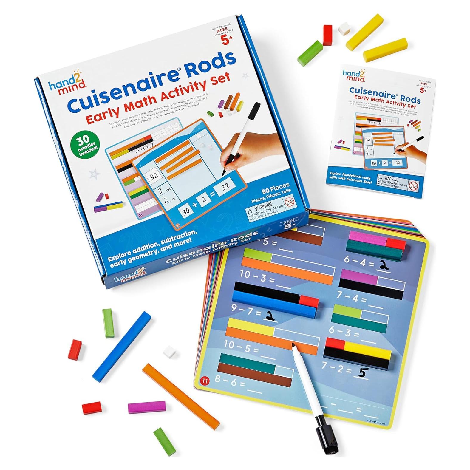 Varillas Cuisenaire hand2mind - Manipulativos Matemáticos K-2