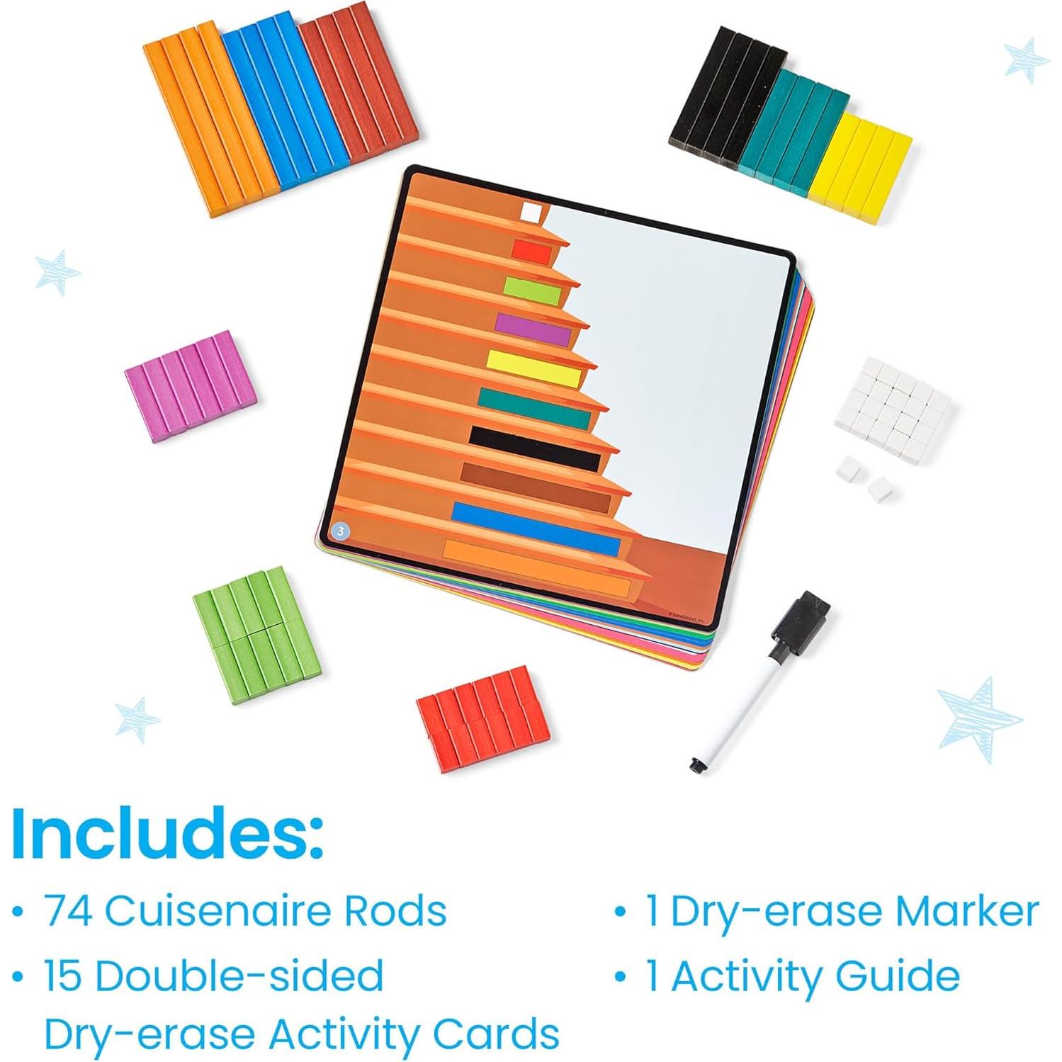 Varillas Cuisenaire hand2mind - Manipulativos Matemáticos K-2