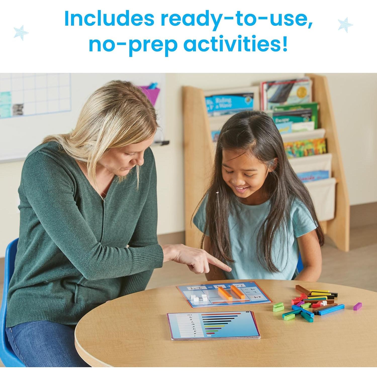 Varillas Cuisenaire hand2mind - Manipulativos Matemáticos K-2