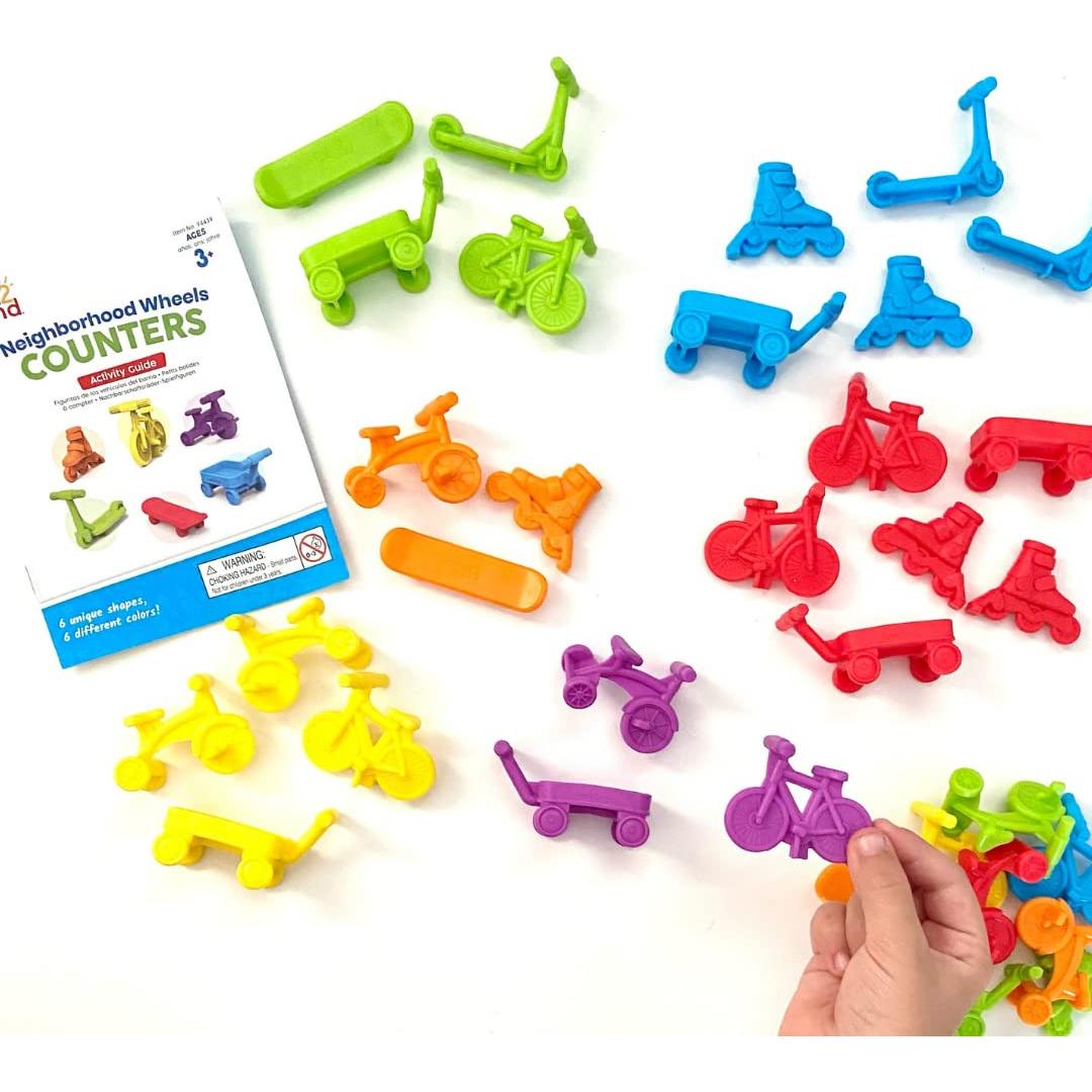 Contadores de Ruedas del Vecindario hand2mind - Juguetes Matemáticos