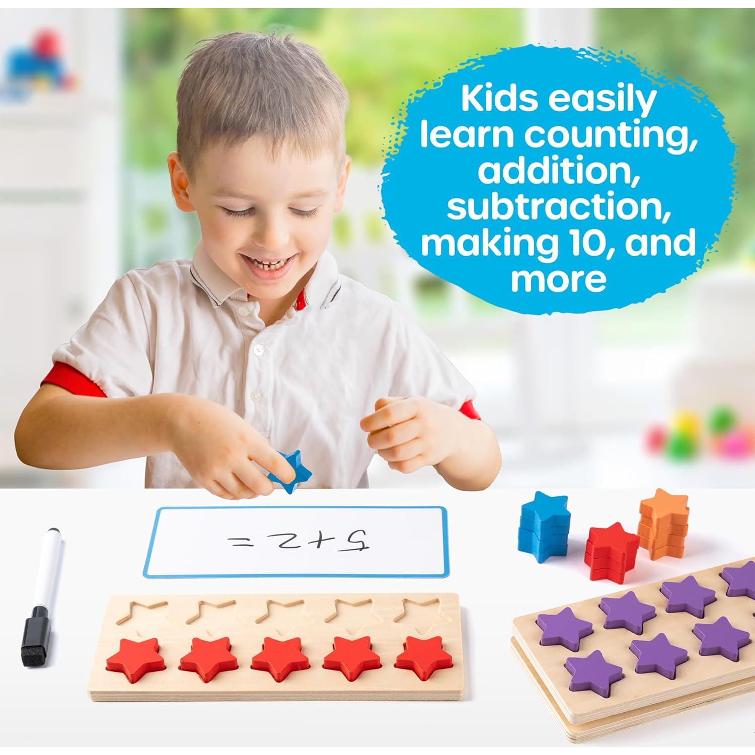 Conjunto de Cuadros de Madera SYNARRY para Juegos Matemáticos