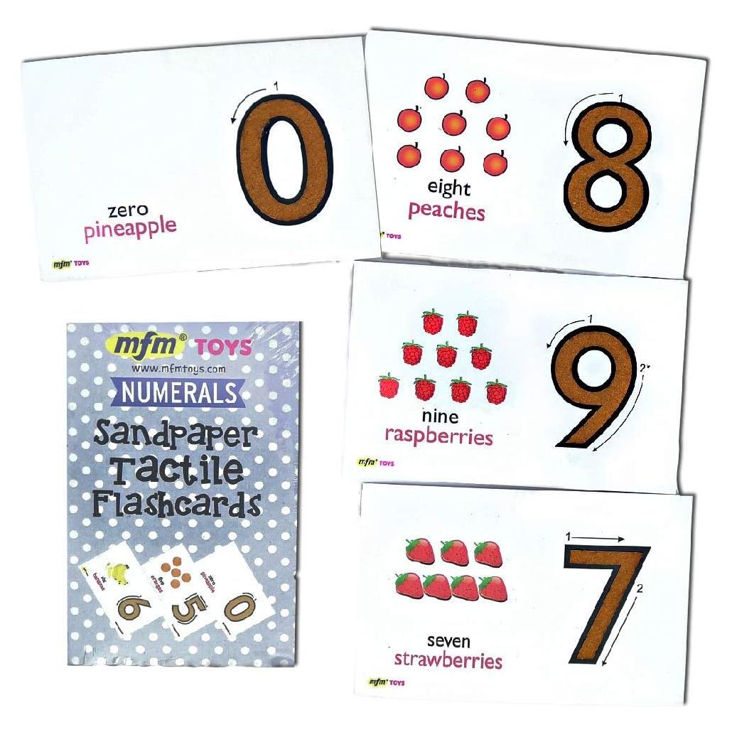 Tarjetas Didácticas de Números MFM TOYS 14.6x9.5 cm