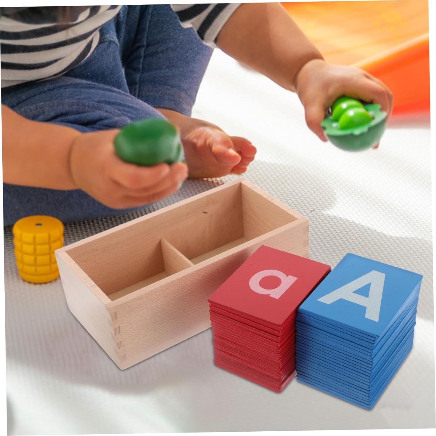 Juego de Tablero de Alfabeto Montessori BESPORTBLE - Letras Táctiles