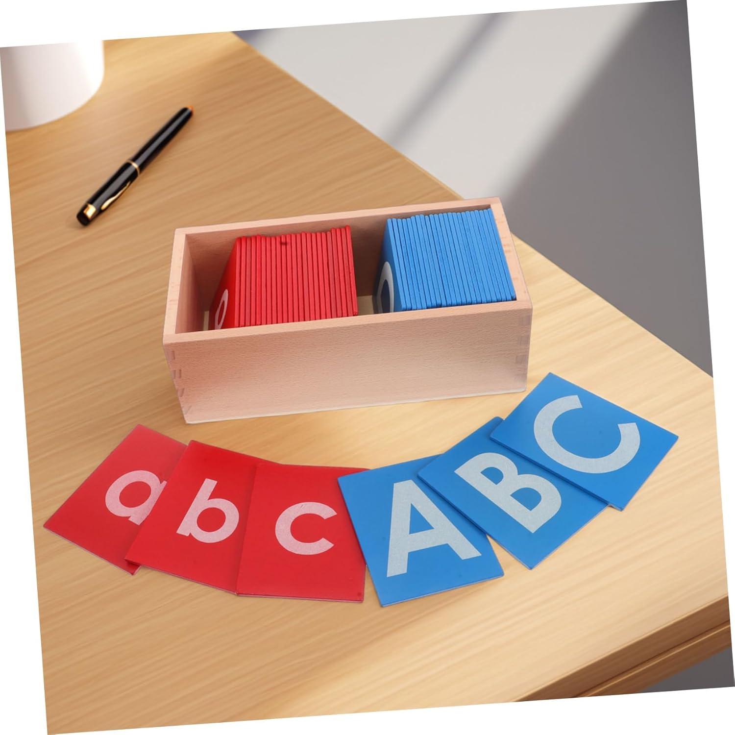 Juego de Tablero de Alfabeto Montessori BESPORTBLE - Letras Táctiles