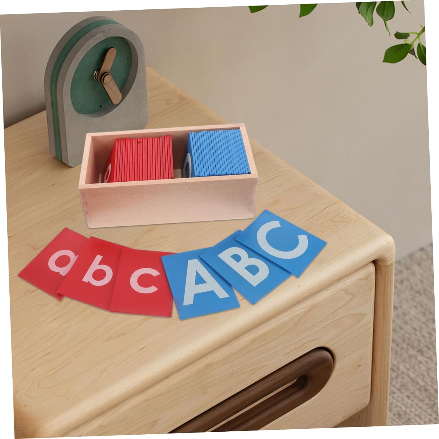 Tablero de Alfabeto Montessori Yardwe 22x11.5 cm para Niños