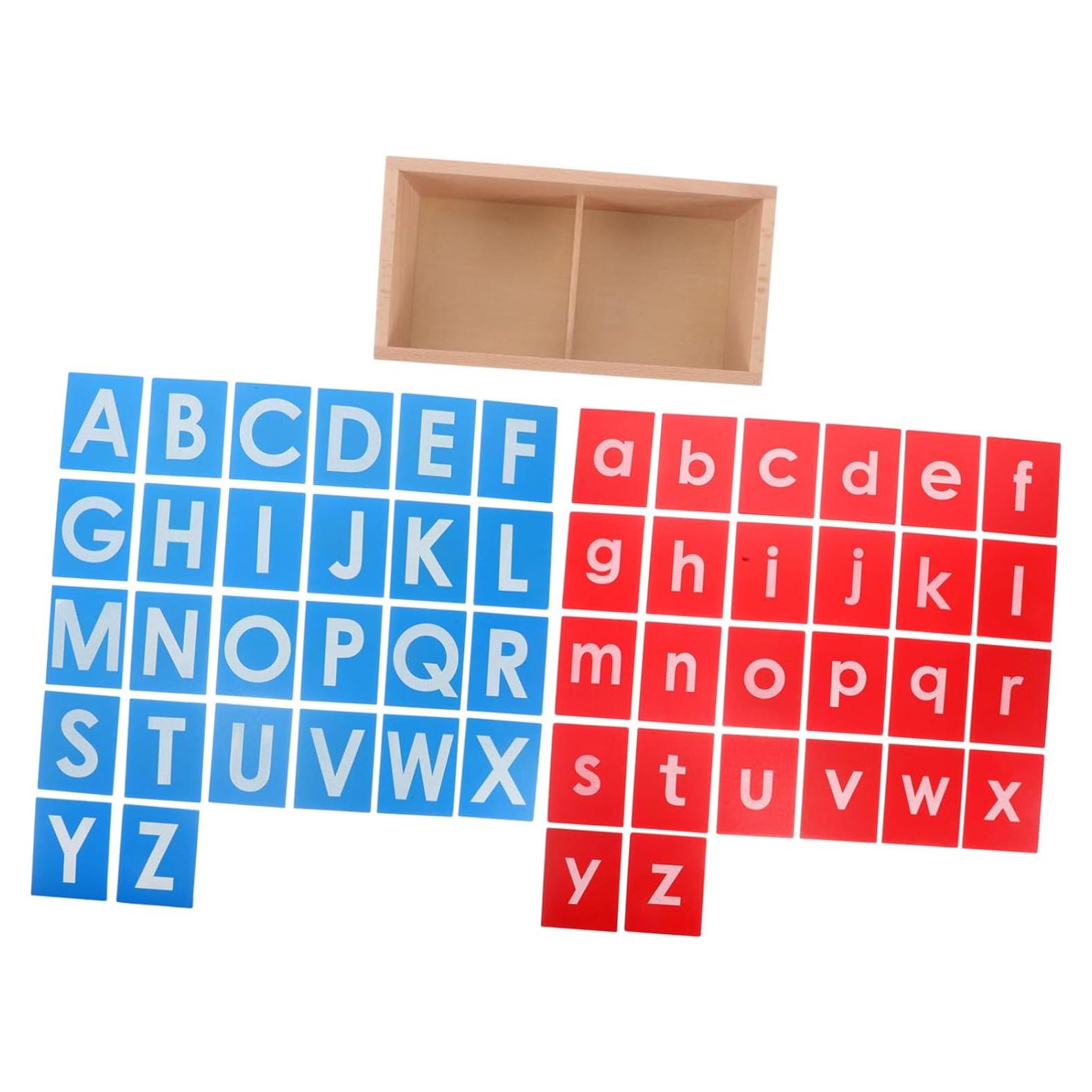 Tablero de Alfabeto Montessori Garneck - Letras Táctiles de Madera