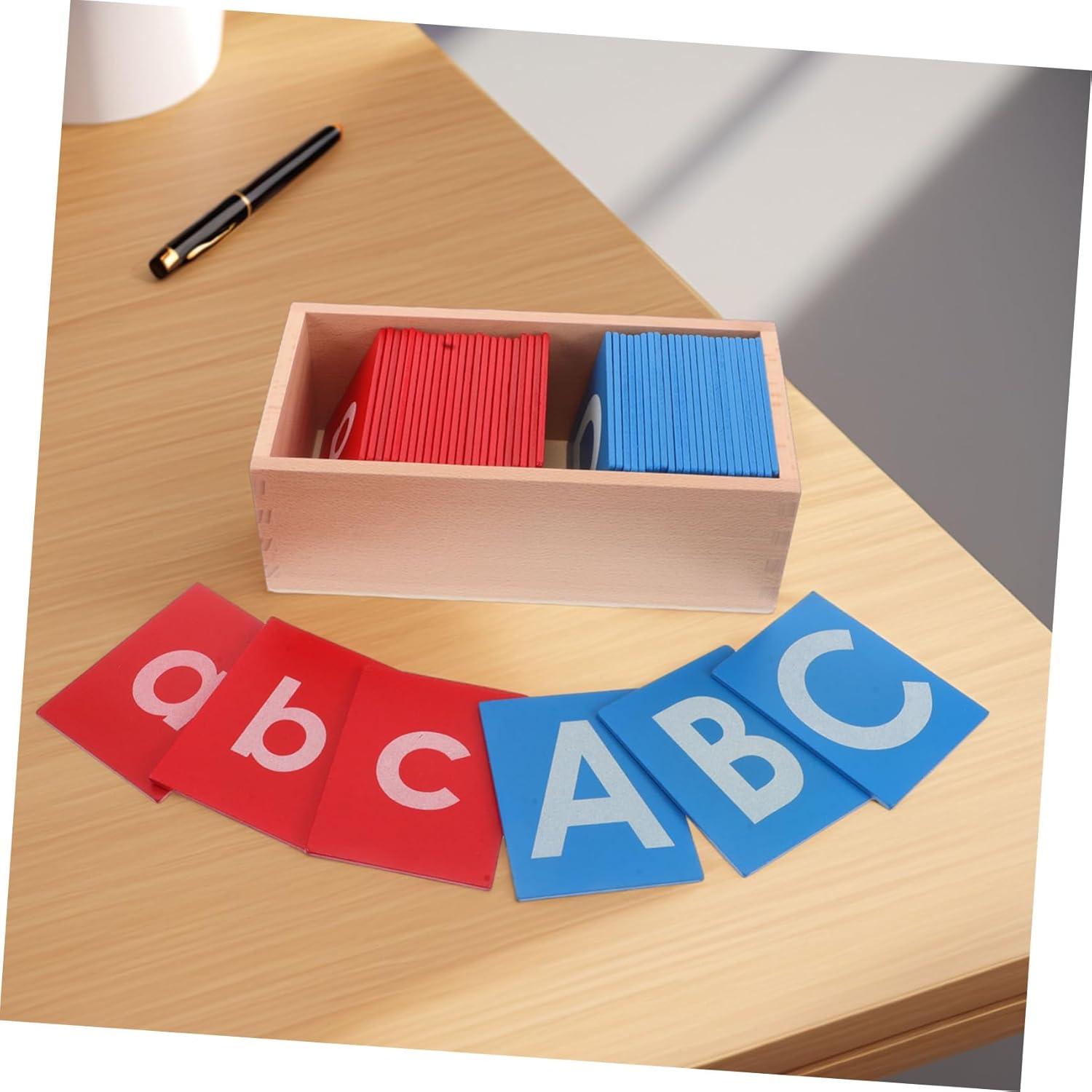 Tablero de Alfabeto Montessori Garneck - Letras Táctiles de Madera