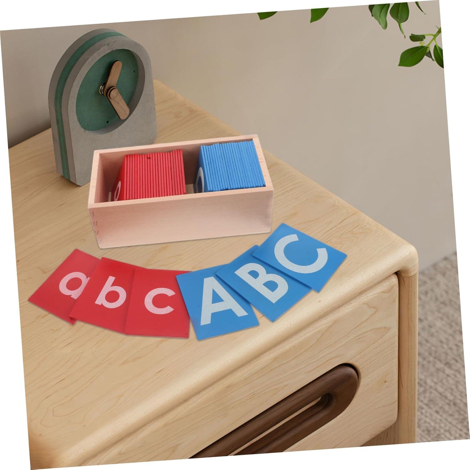 Tablero de Alfabeto Montessori Garneck - Letras Táctiles de Madera